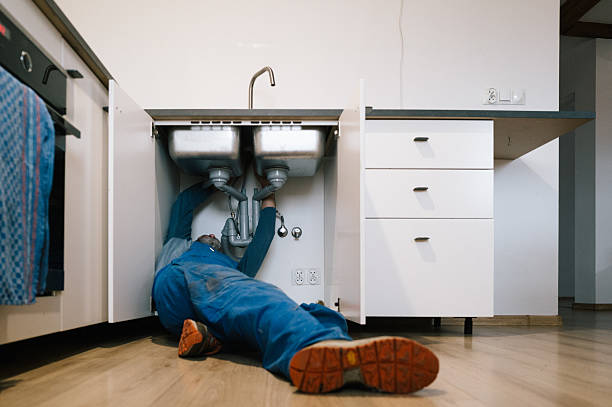 Professional Drain Cleaning technician working in Rockford, MN